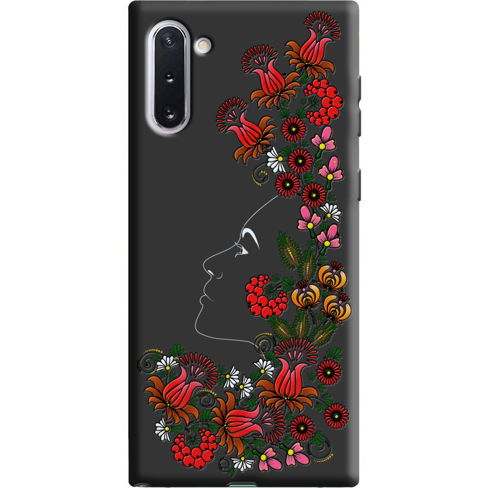 Чехол Boxface Samsung N970 Galaxy Note 10 3D Ukrainian Muse Черный силикон (37407-bk64-38697)