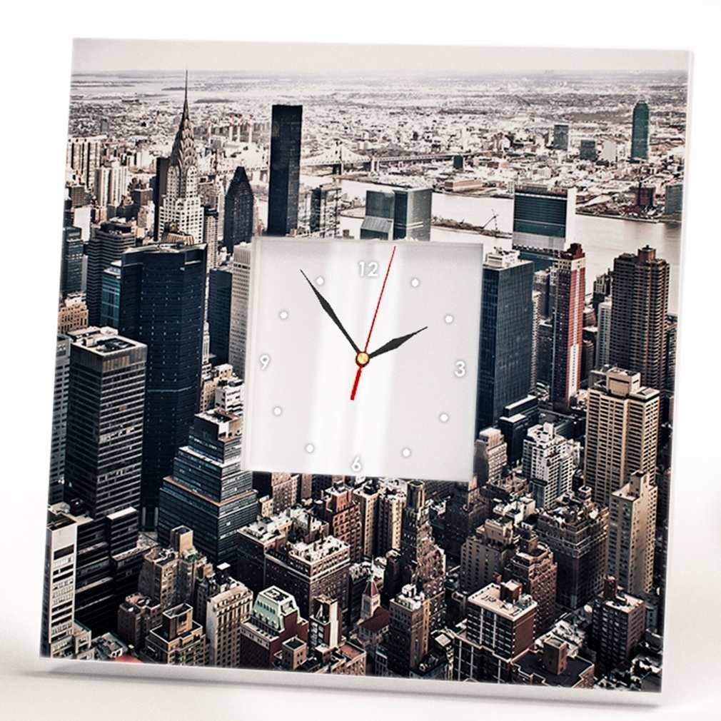 Часы настенные современные WonderCloud Нью Йорк 260x260 мм (C03051)