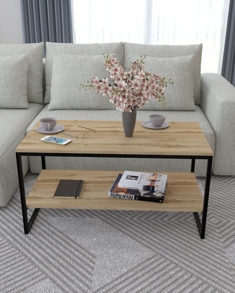 Журнальний стіл EcoLoft Ліріон DSP-1366-1 в стилі лофт (32158259)