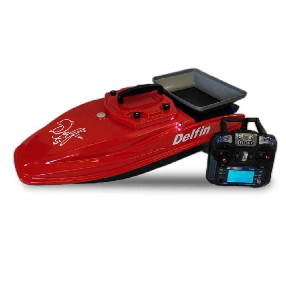 Карповый кораблик Delfin X3 с GPS автопилотом "Twin GPS" на 10 точек 33 водоема