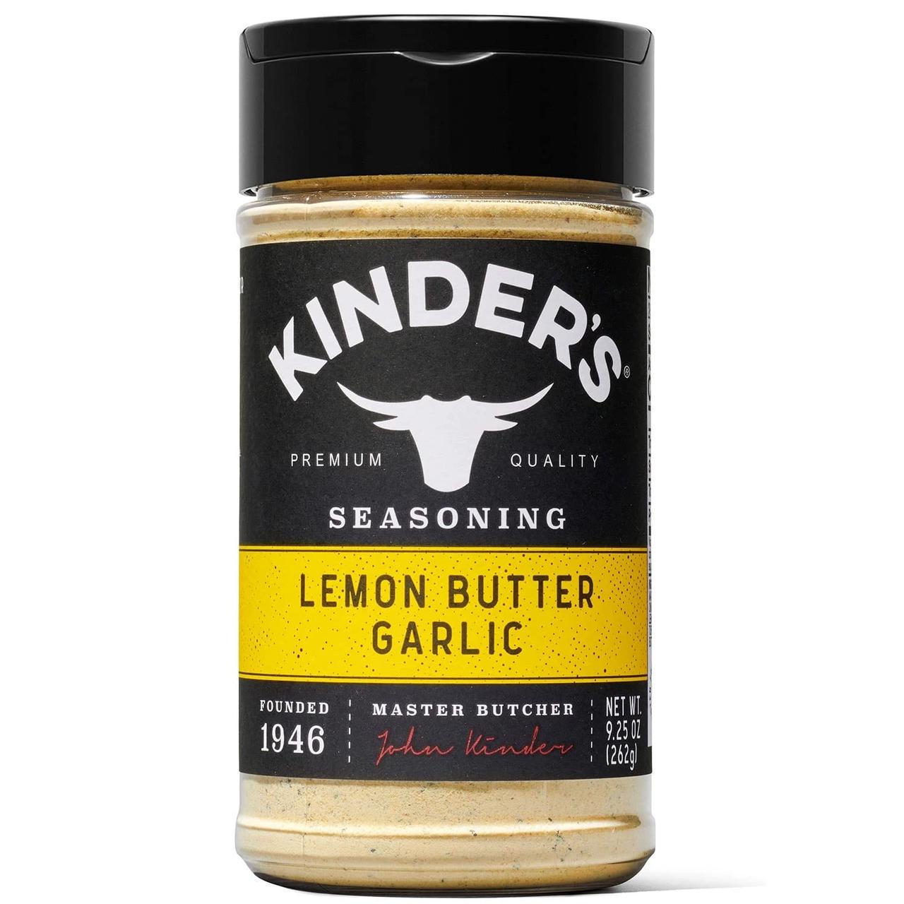 Приправа Kinder's Lemon Butter and Garlic Seasoning для мяса и рыбы 286 г (2313529447)