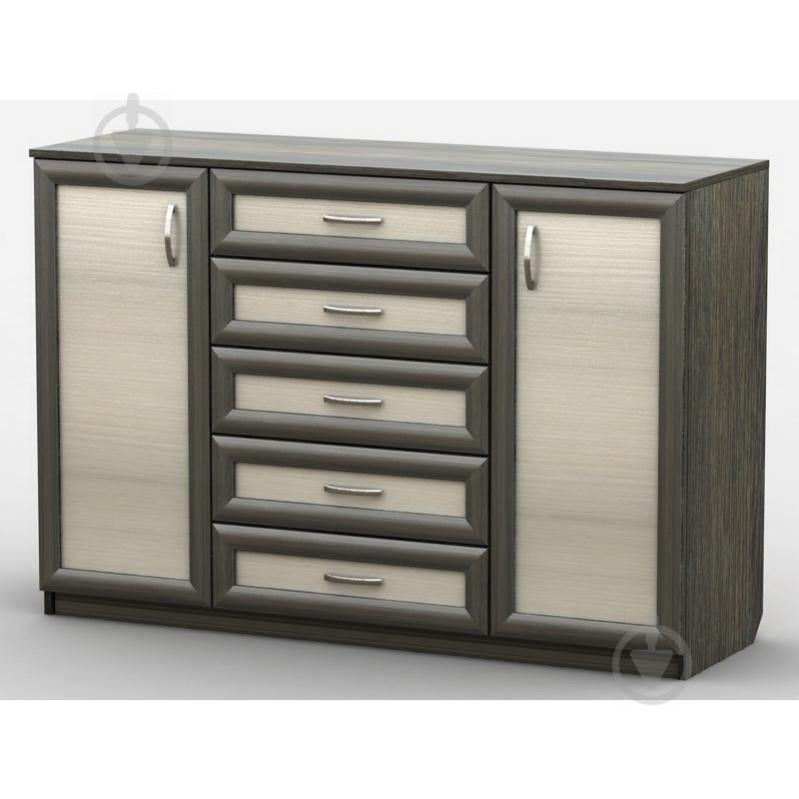 Комод Тиса Мебель АКМ-71/1 Венге/Дуб молочный Комод Тиса Мебель АКМ-71/1 Венге/Дуб молочный