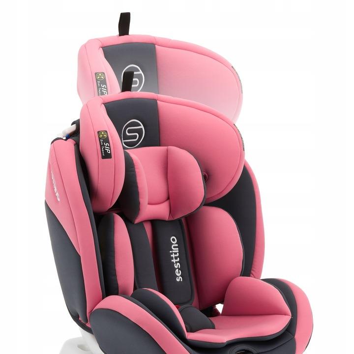 Автокрісло дитяче Sesttino Oktagon ISOFIX 0-36 кг 60x43x48 см Рожевий SOP - фото 2