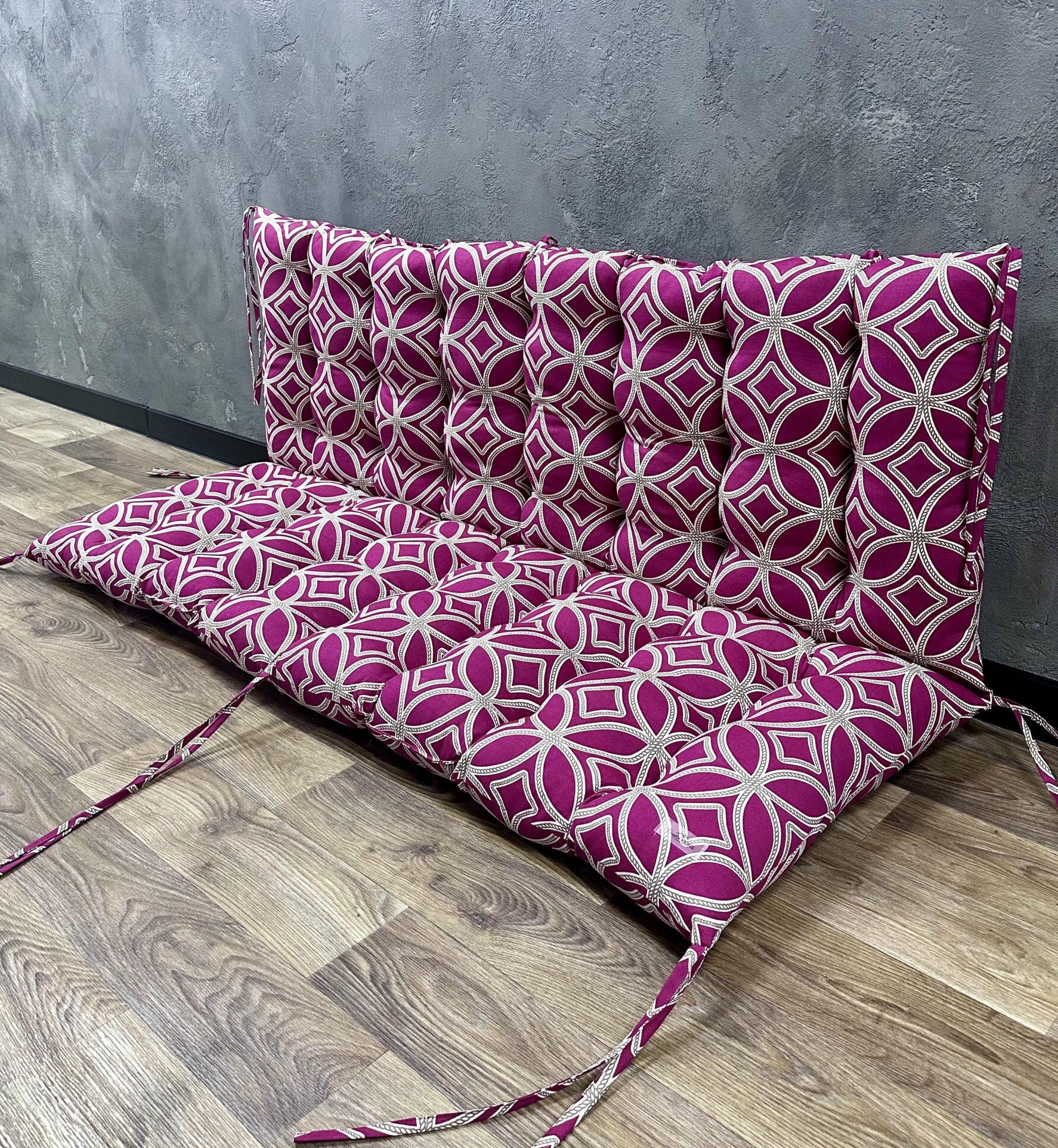 Подушка Comfort Home Ornament на поддоны/качели/каркасы/садовую мебель 150х50х50 см