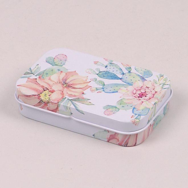 Коробочка металлическая Flora Кактусы (25294)