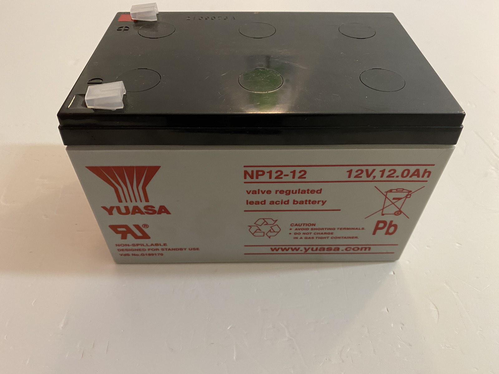 Акумуляторна батарея для ДБЖ Yuasa VRLA 12V 12Ah 151x98x97,5 мм 4,24 кг (NP12-12) - фото 2 Акумуляторна батарея для ДБЖ Yuasa VRLA 12V 12Ah 151x98x97,5 мм 4,24 кг (NP12-12) - фото 2