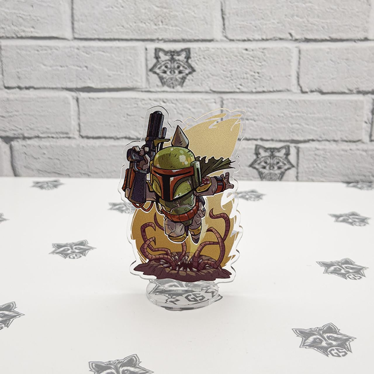 Фигурка коллекционная акриловая Chibi Star Wars Мандалорец 10 см (2632816470)