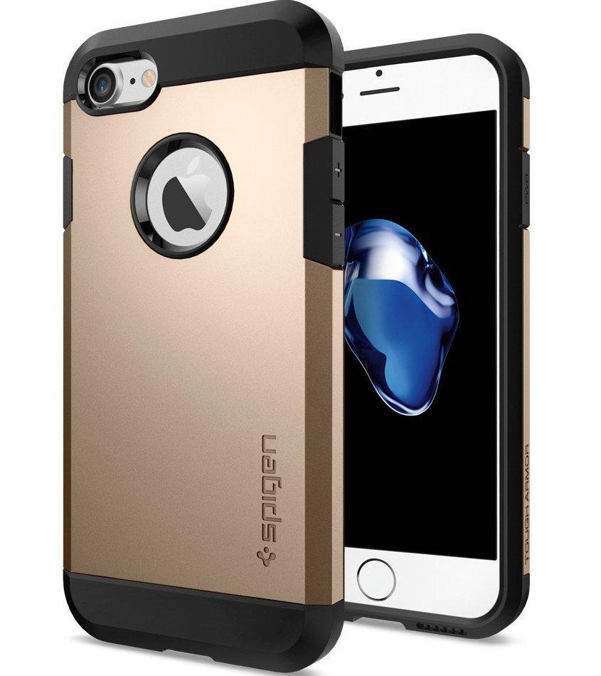 Чехол-накладка Spigen SGP Case Tough Armor Seies for iPhone 7/8/SE 2020, Champagne Gold (042CS20490)