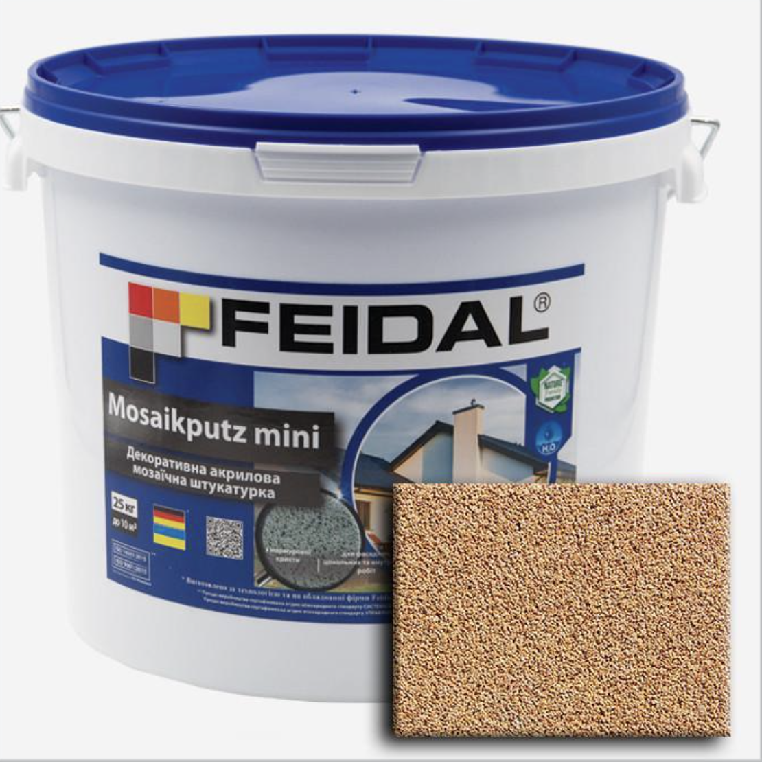 Декоративная штукатурка акриловая Feidal Mosaikputz mini А13 мозаичная 15 кг (27582201)