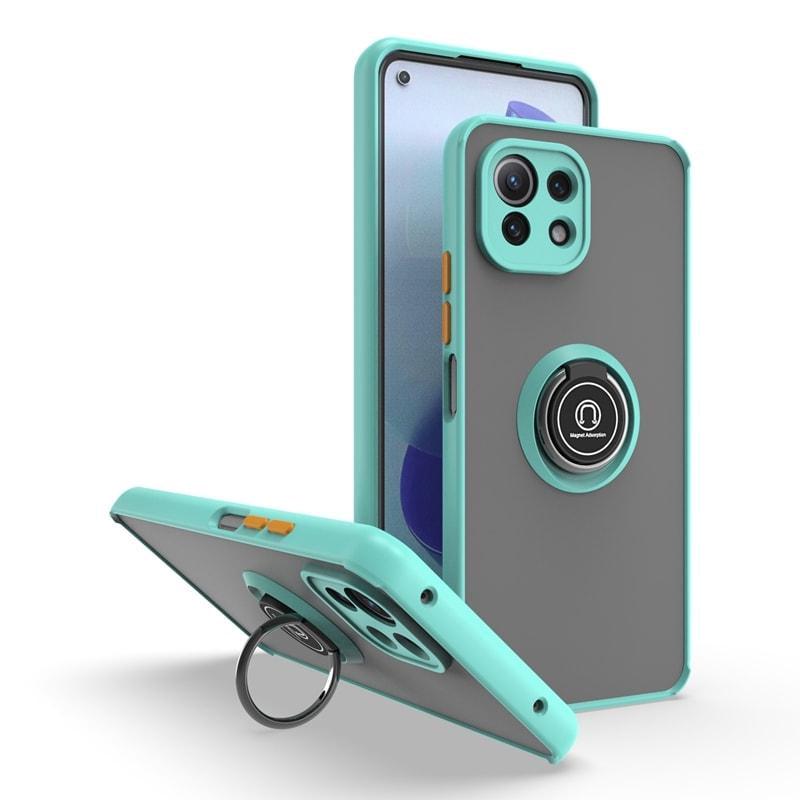 Защитный чехол MatteLuxe Xiaomi 11 Lite 5G NE (с кольцом) Light Blue (34105-0B)