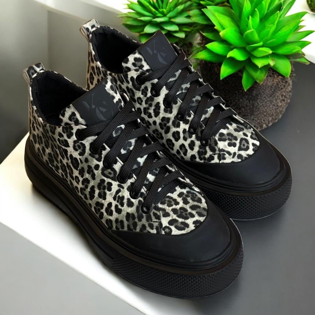 Кроссовки женские MARANDI из натуральной кожи р. 38 Черный (KC-Leo-38- Черный) Кроссовки женские MARANDI из натуральной кожи р. 38 Черный (KC-Leo-38- Черный)