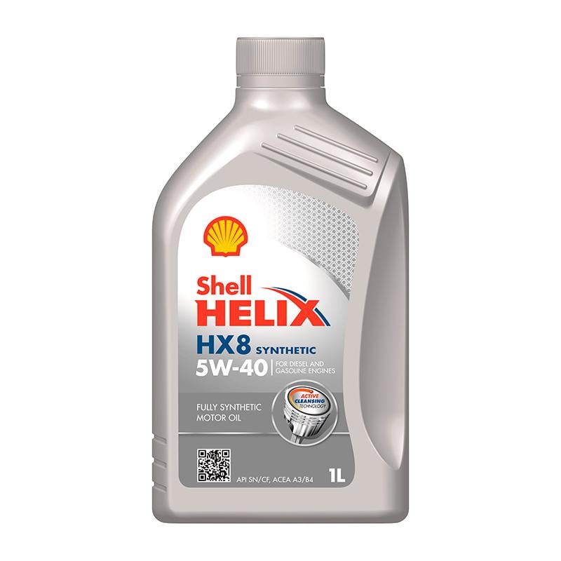 Моторное масло автомобильное Shell Helix HX8 5W-40 1 л (727) - фото 1 Моторное масло автомобильное Shell Helix HX8 5W-40 1 л (727) - фото 1
