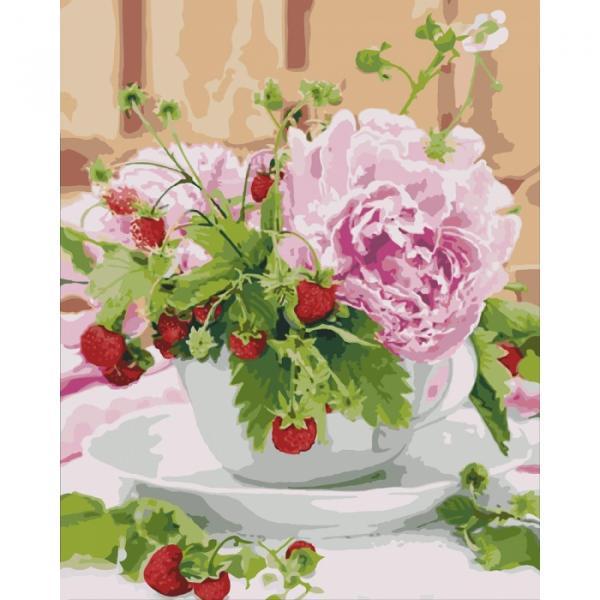 Набор для росписи по номерам Идейка Ароматное утро 40х50 см (КНО3086-mt)