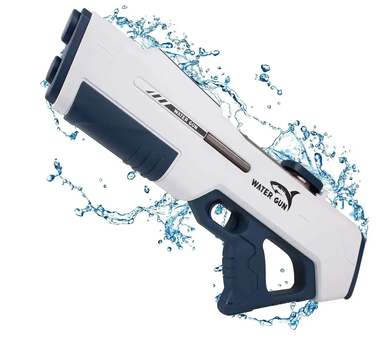 Водяной автомат Water Gun 8825-1 аккумуляторный с автоматической подачей воды Белый