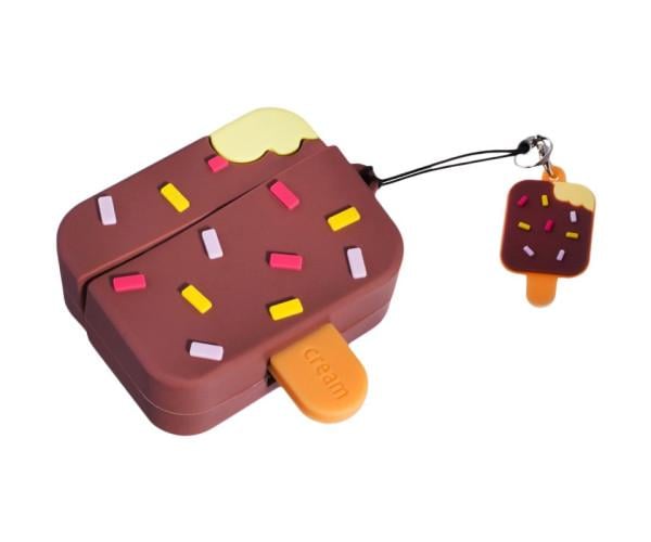 Чехол для наушников TPU Airpods Pro Brown Ice Cream