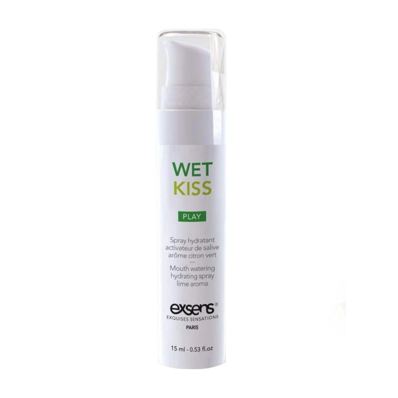 Спрей со вкусом лайма для усиления слюноотделения Exsens Wet Kiss Lime 15 мл (57436)