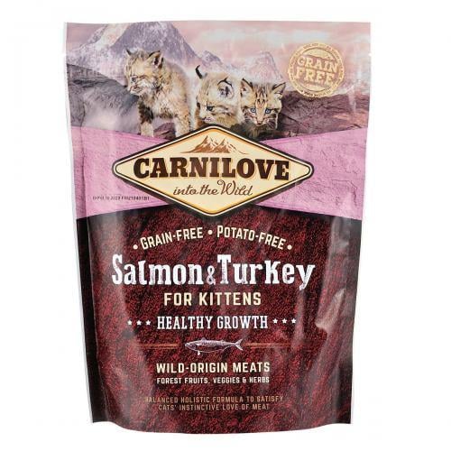 Корм сухой Carnilove Cat Salmon&Turkey для котят лосось и индейка 400 г