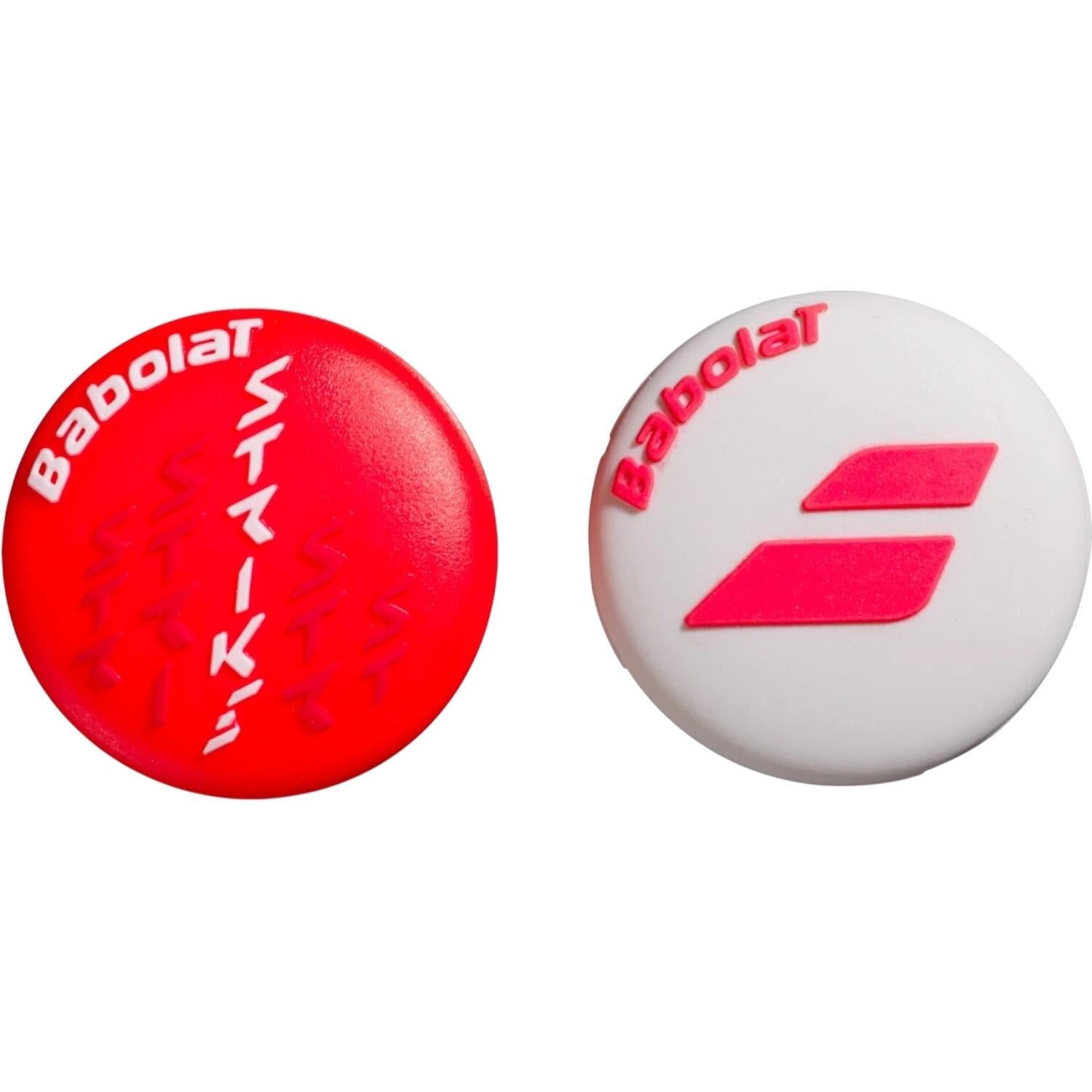 Вибротушители для ракеток Babolat STRIKE DAMP X2 2 шт. Красно-белый (700125-100)
