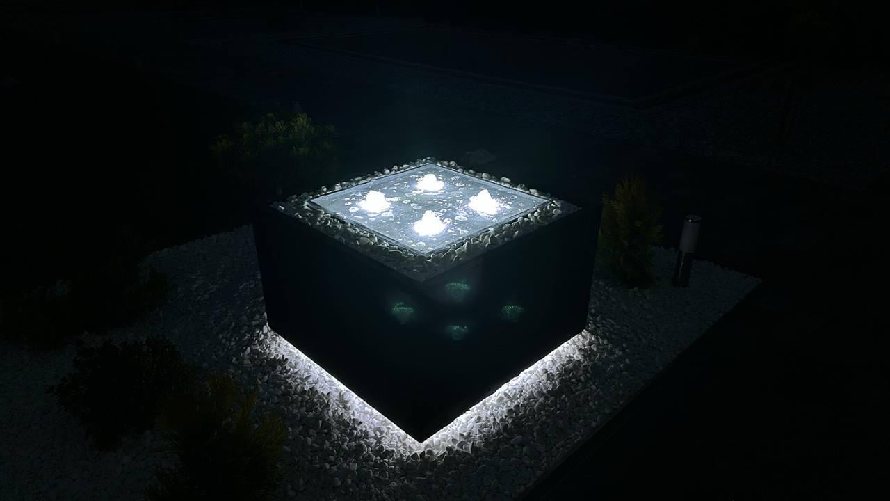 Фонтан садовый FOR №10 1000х1000х600 мм Белый (20494963) - фото 9