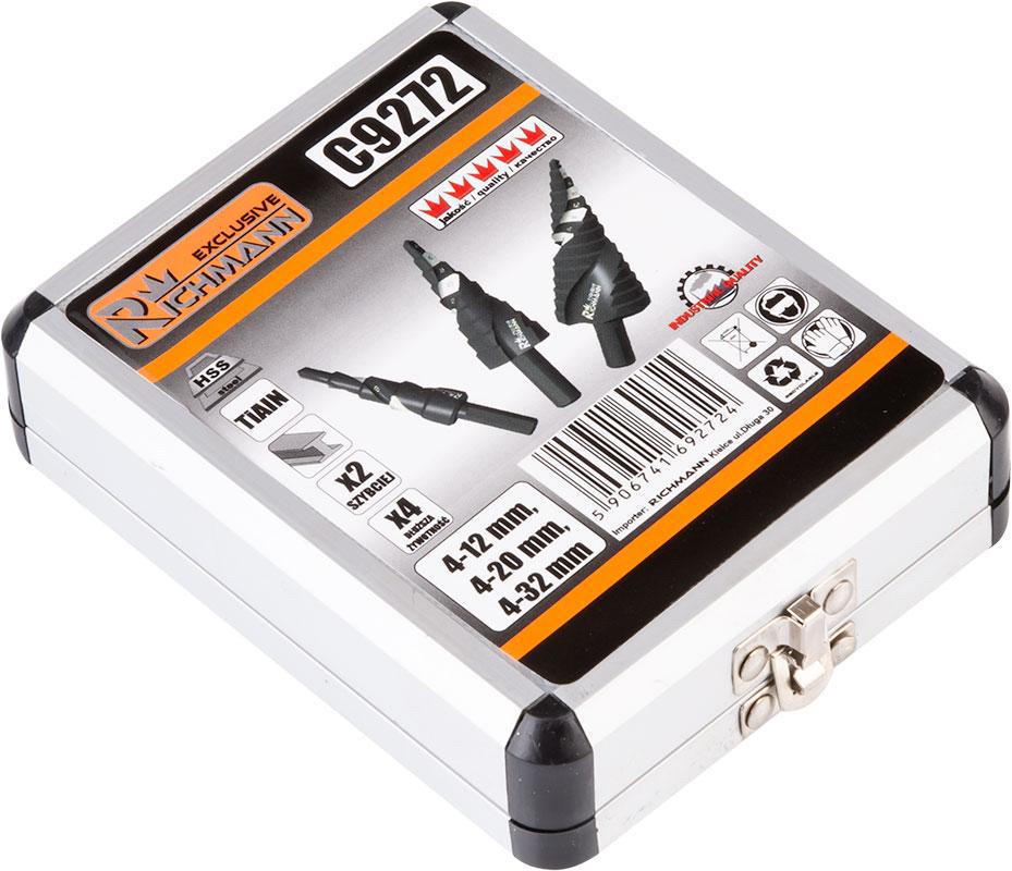 Набір свердел по металу Richmann конусні професійні 4-32 мм 3 шт. (C9272) - фото 3