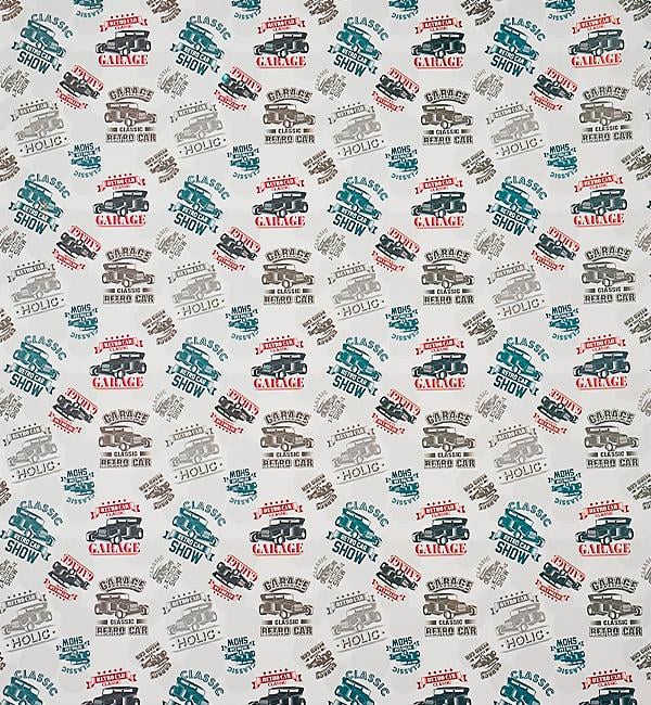 Подарочная бумага для упаковки Garage 5 шт. 50x70 см Подарочная бумага для упаковки Garage 5 шт. 50x70 см