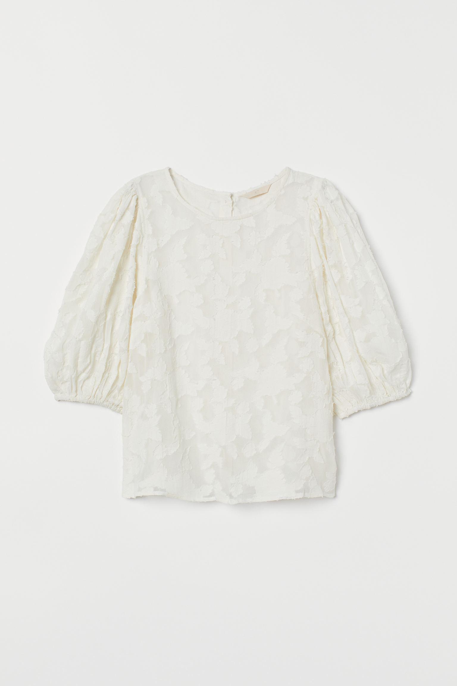 Блуза H&M р. 34 Білий (9077838430)