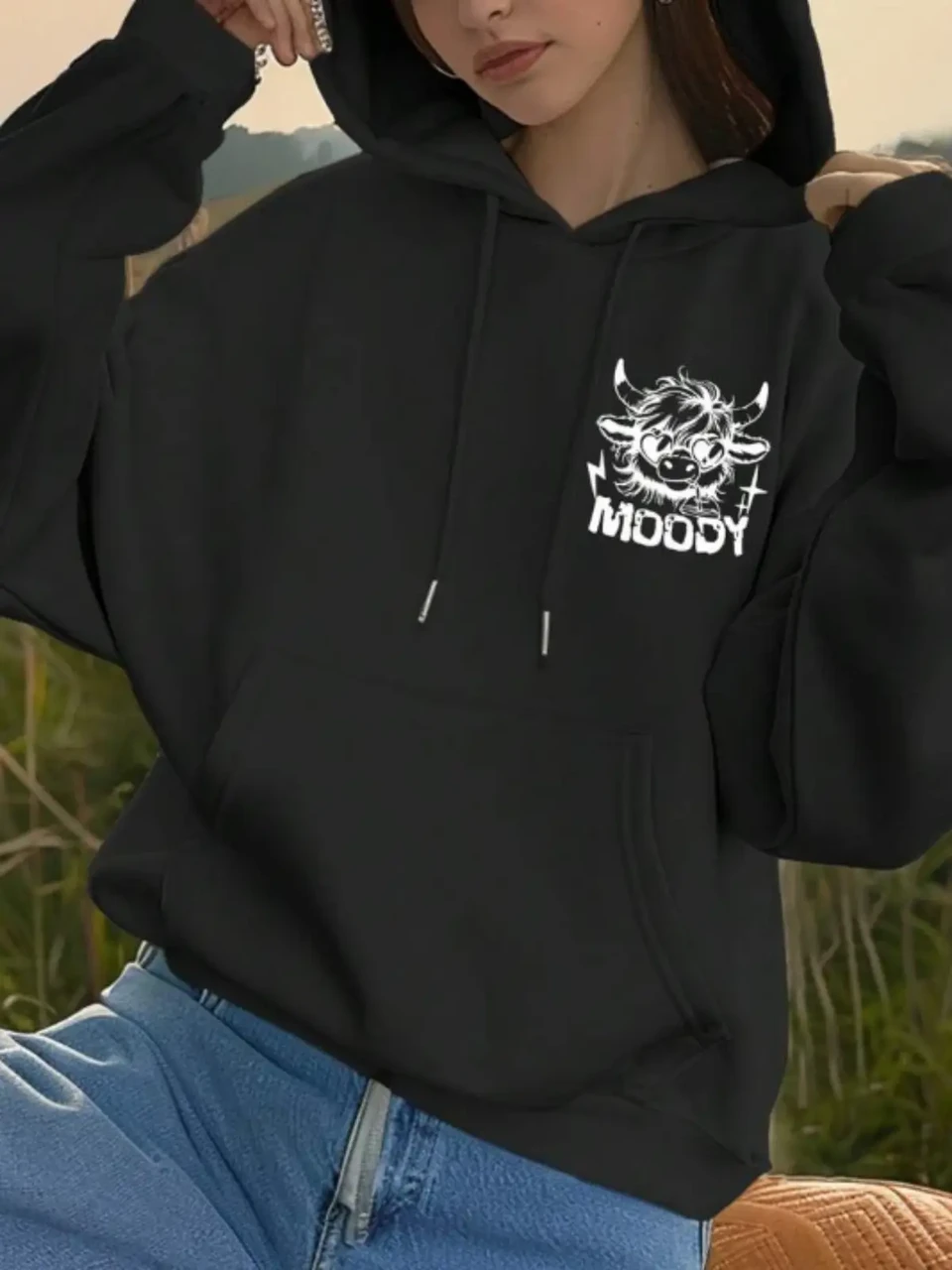 Худі жіноче з принтом Pin-000-2742 S Чорний (2700265383) Худі жіноче з принтом Pin-000-2742 S Чорний (2700265383)