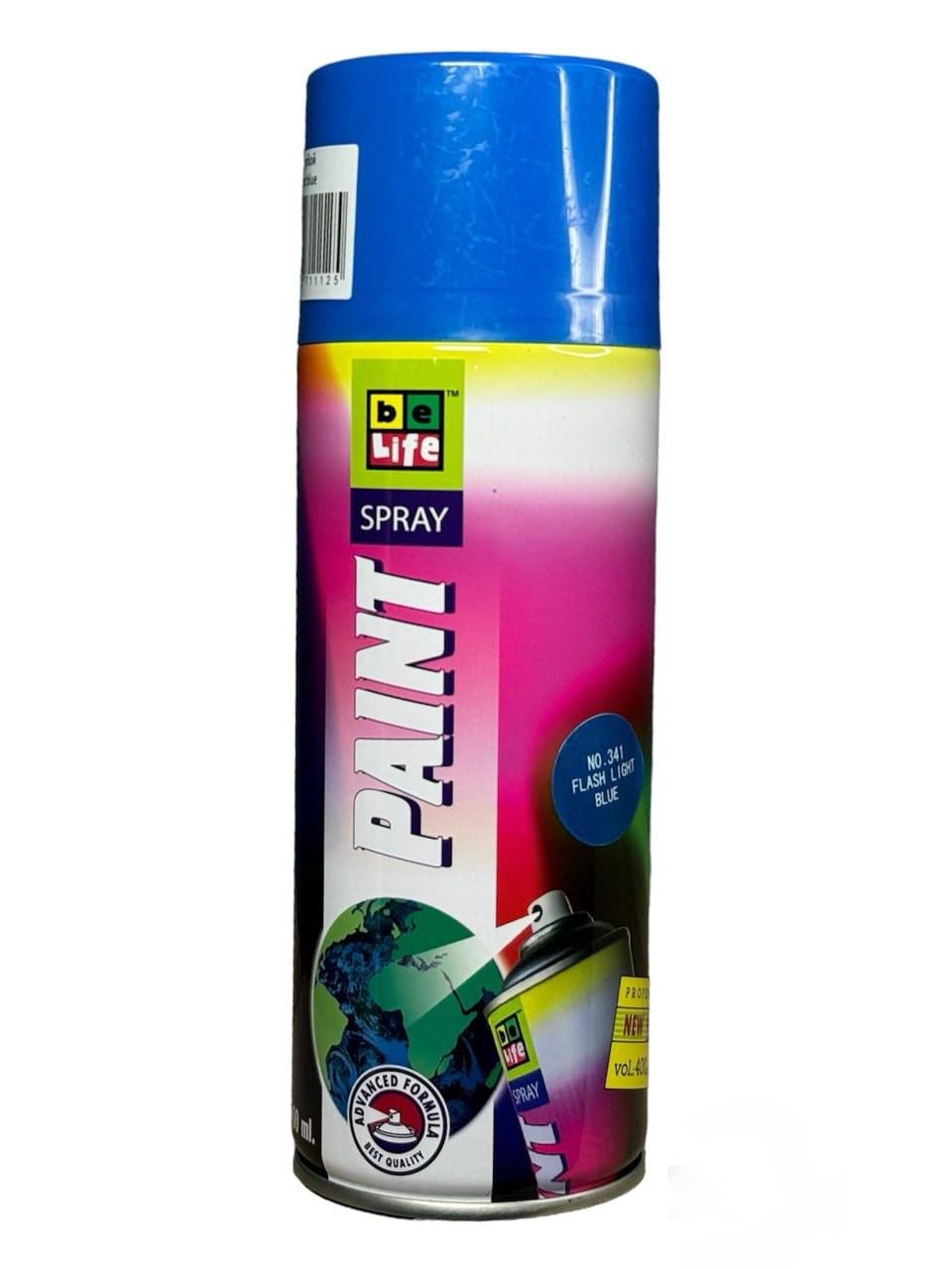 Аерозольна фарба Belife Metallic Paint 400 мл 341 Блакитний (65009520)