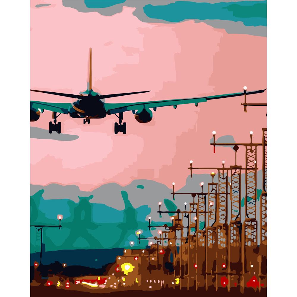 Картина по номерам Strateg Премиум Небо для мечты 40х50 см (DY049)