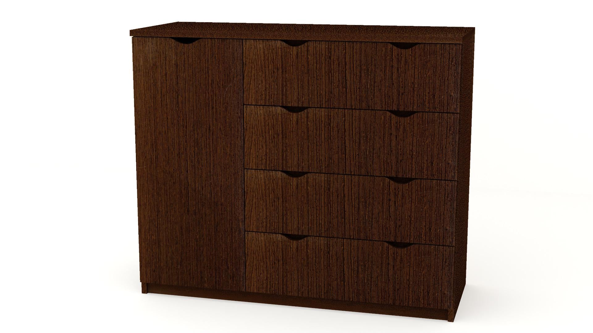 Комод Алекса ВК-48 115х38х89 см Венге магия Комод Алекса ВК-48 115х38х89 см Венге магия