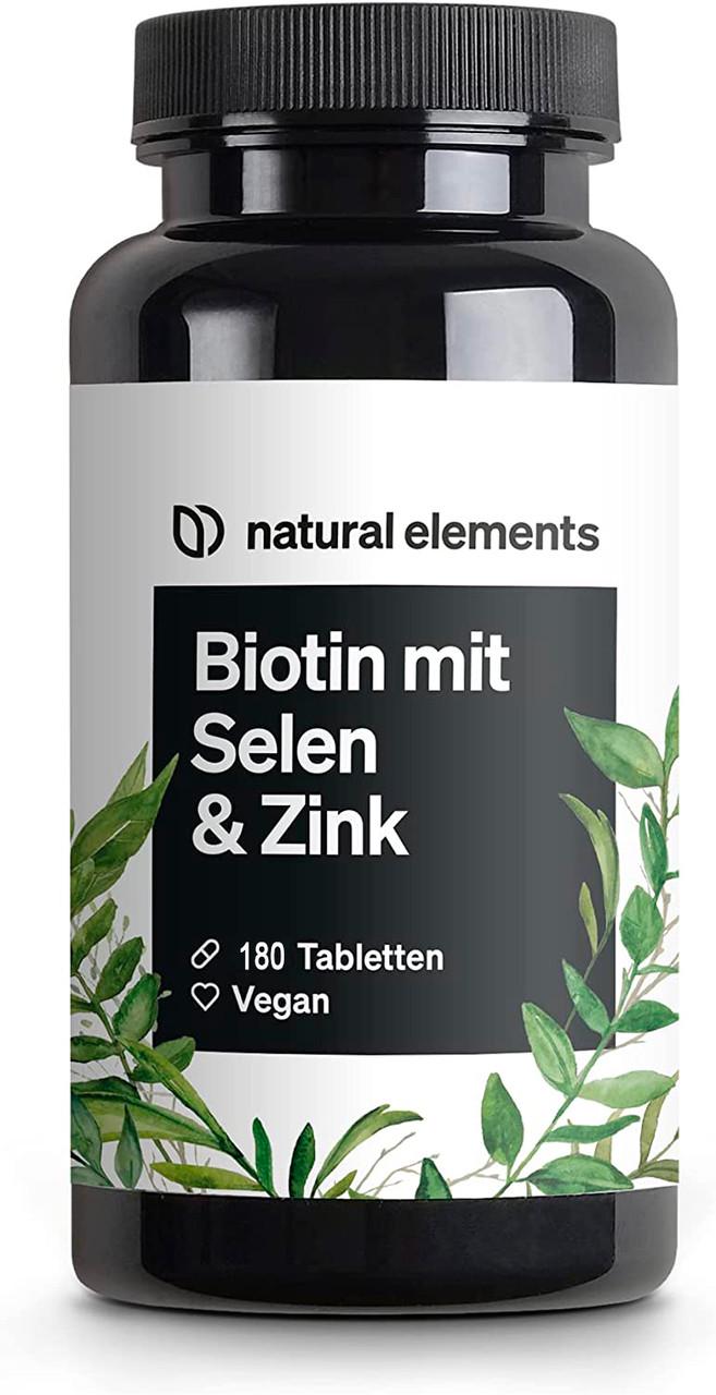 Комплекс вітамінів для шкіри волосся та нігтів Natural Elements 180 капсул (50093NEBioCZ180T) - фото 1