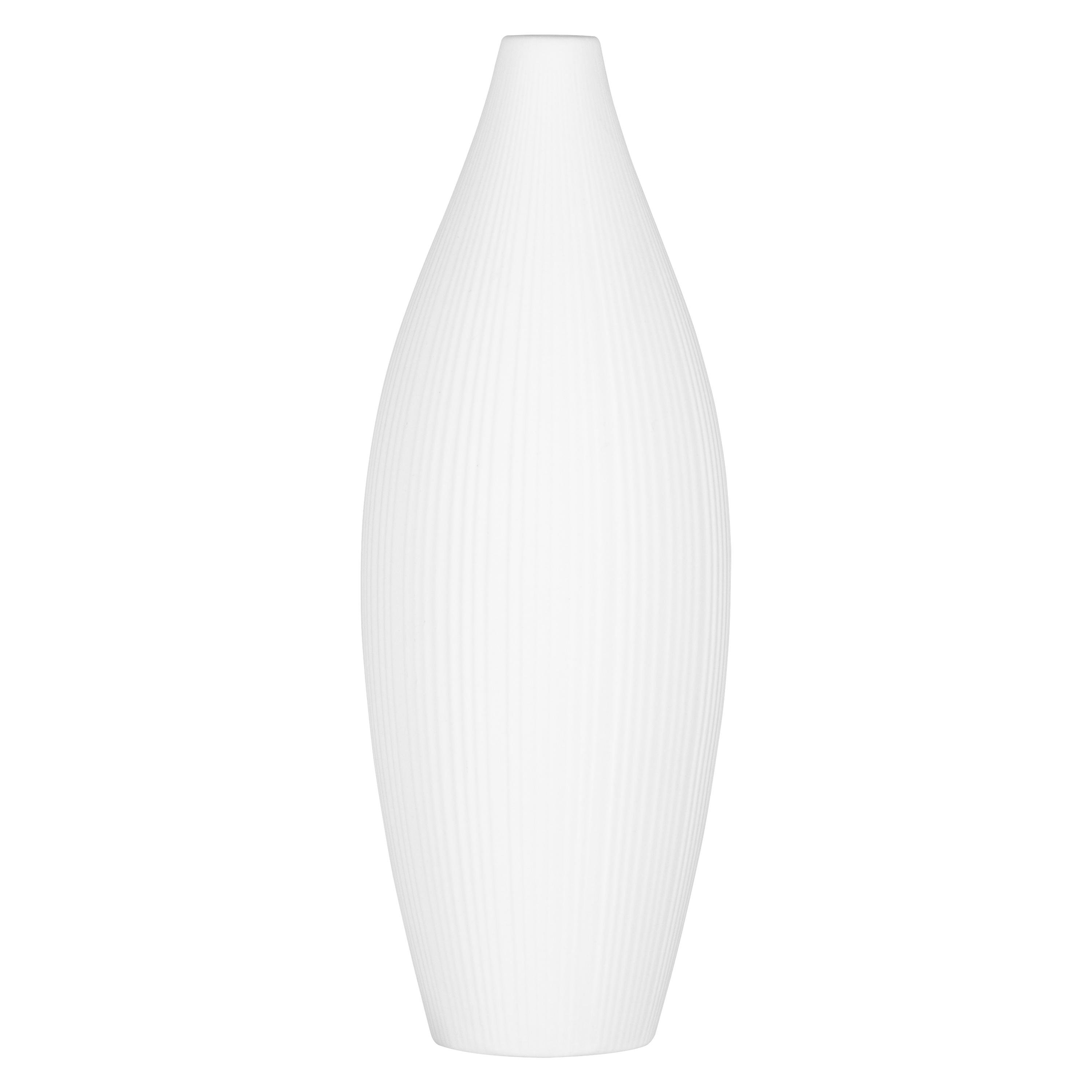 Ваза Ardesto Siena 7х23 см Белый (AR3806W)