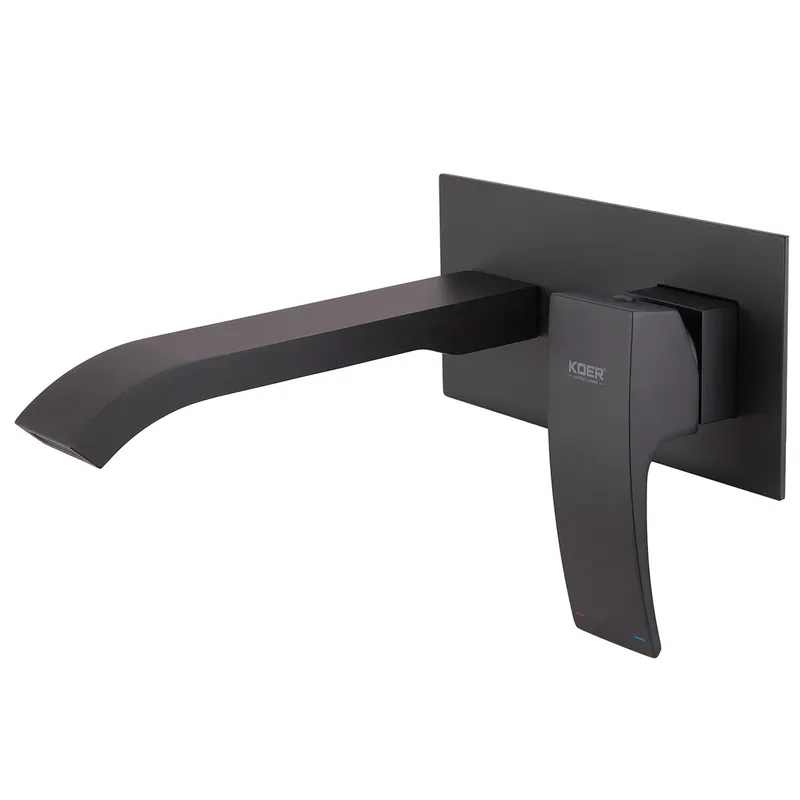 Змішувач для умивальника KOER KB-16007-05 вбудований Black (KR3451) Змішувач для умивальника KOER KB-16007-05 вбудований Black (KR3451)