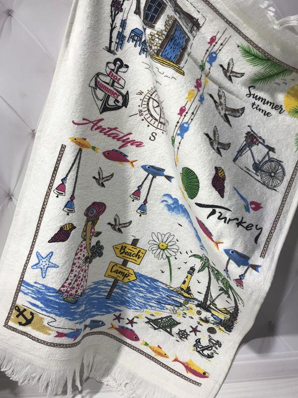 Набір кухонних рушників By IDO Antalya Summer 12 шт. 40х60 см Набір кухонних рушників By IDO Antalya Summer 12 шт. 40х60 см