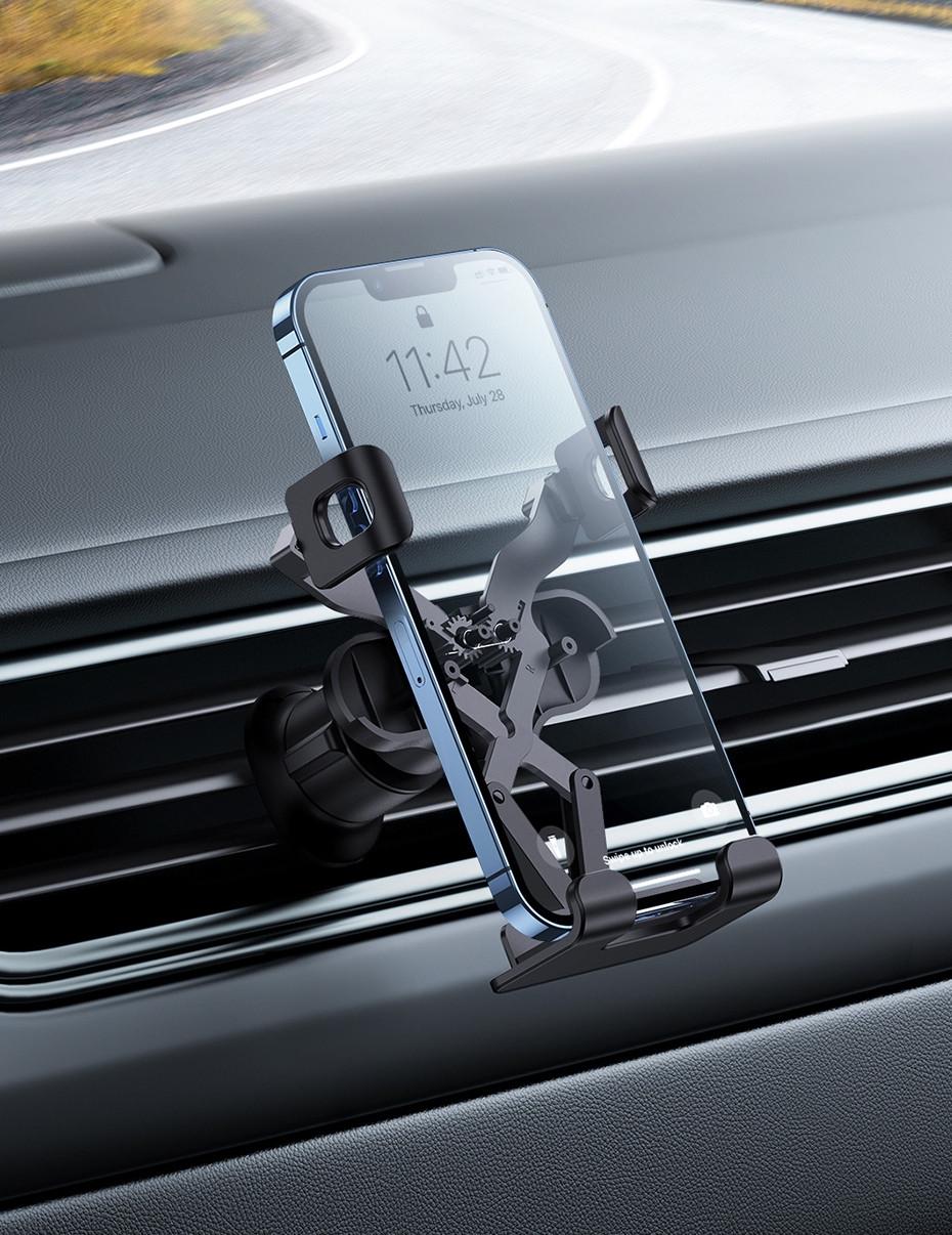 Держатель для телефона в машину BASEUS Stable Gravitational Car с боковой гравитацией (1774125127) - фото 3 Держатель для телефона в машину BASEUS Stable Gravitational Car с боковой гравитацией (1774125127) - фото 3