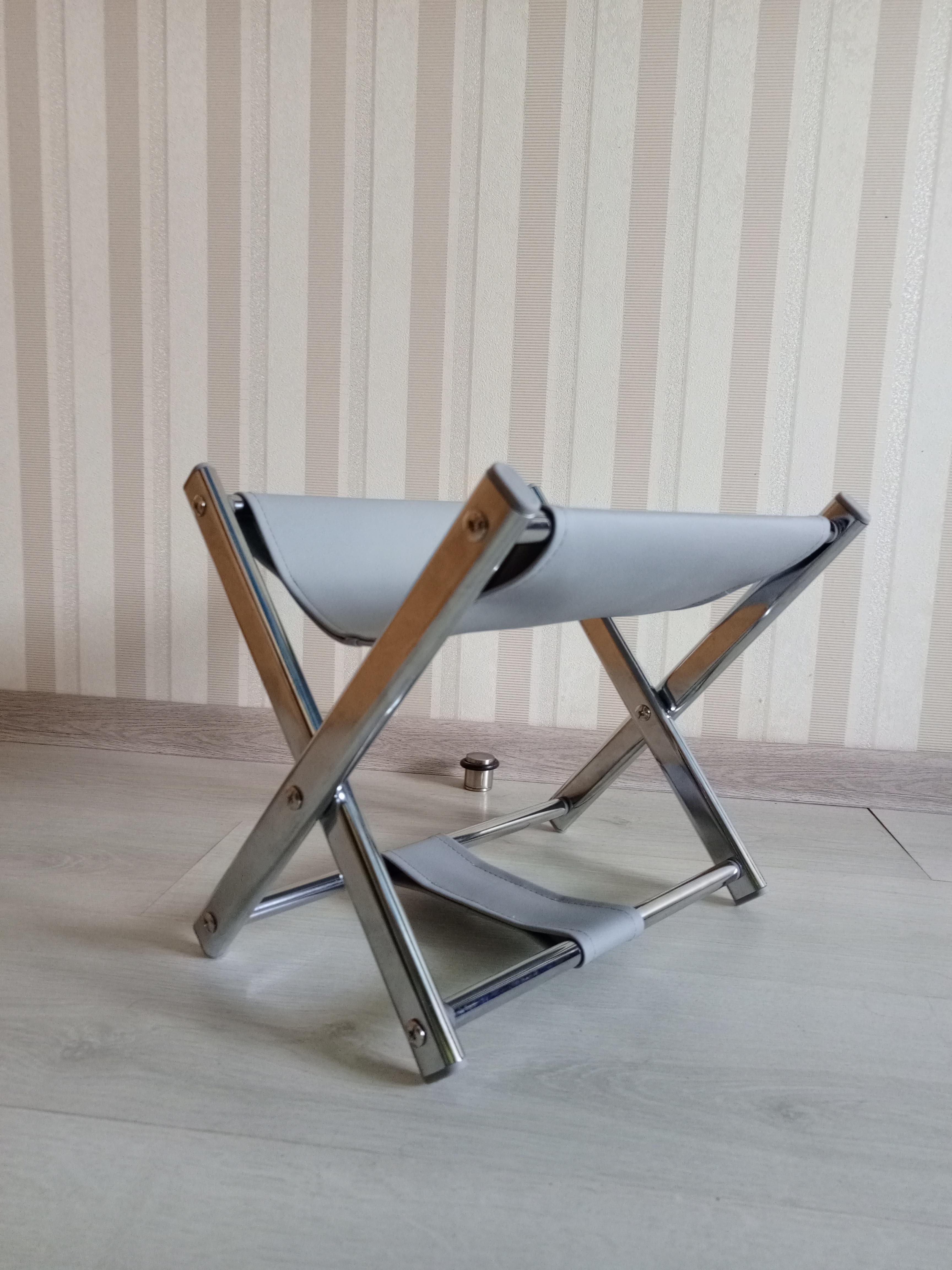 Подставка для сумки высота 31 см Серый/Хром Подставка для сумки высота 31 см Серый/Хром