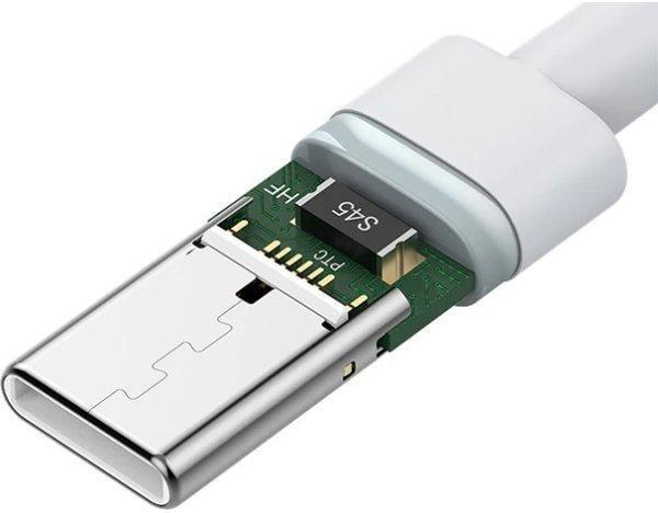 Кабель ZMI Combo Data Line Type-C-USB-A/Type-C/PD QC Fast Charge 3A 1 м Білий (AL311) - фото 4