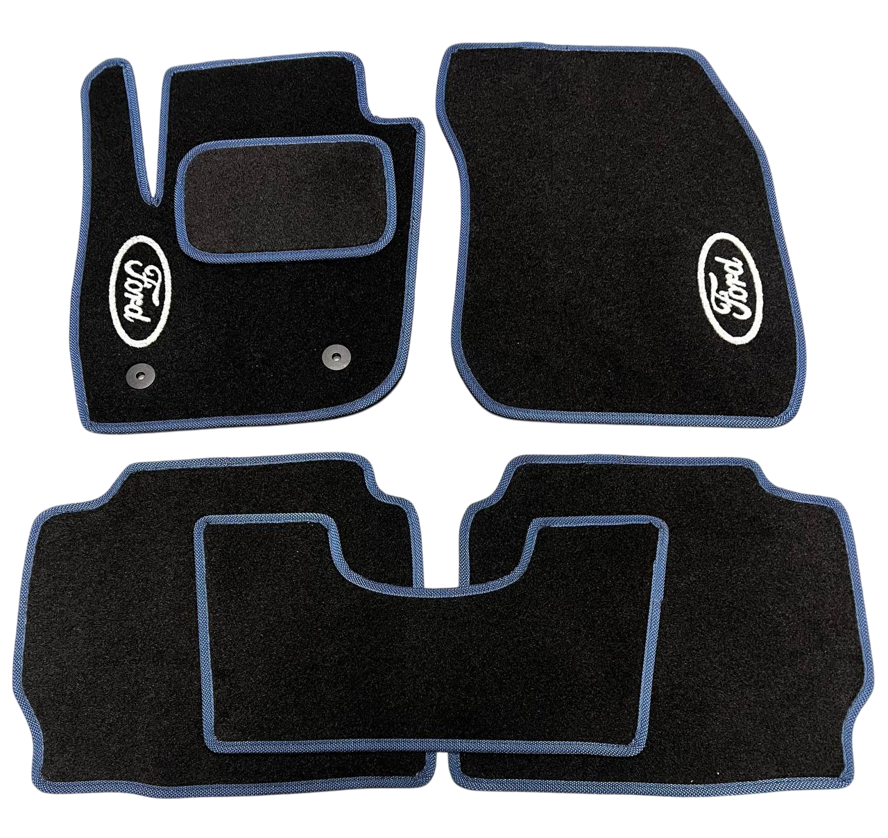 Килимки в салон ворсові для Ford Fusion 2012-2020 5 шт. Чорний (27327190)