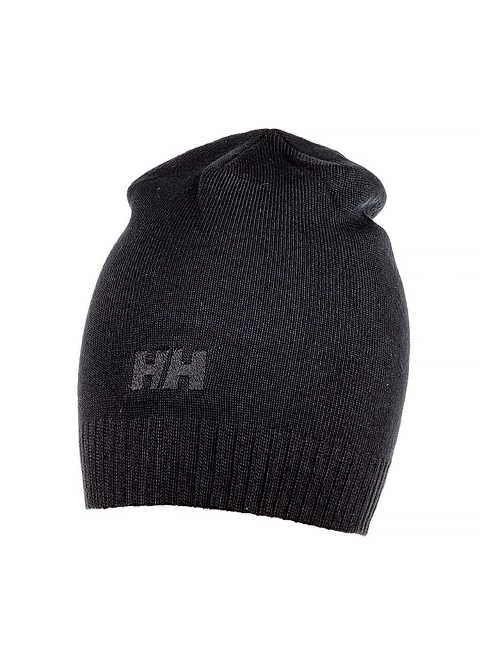 Шапка мужская Helly Hansen BRAND BEANIE One size Черный (7d57502-990 One size) - фото 1