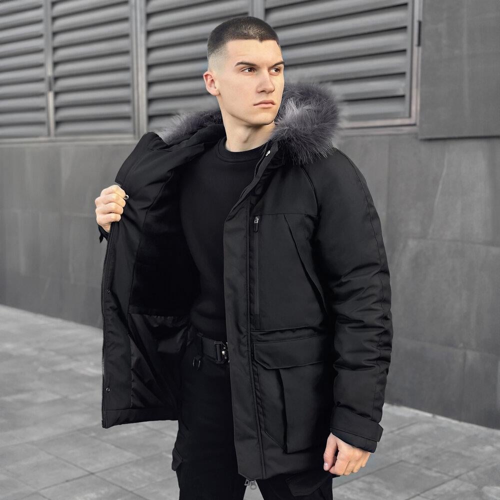 Парка Pobedov Seniora udacha 3XL Чорний (13492074) - фото 2 Парка Pobedov Seniora udacha 3XL Чорний (13492074) - фото 2