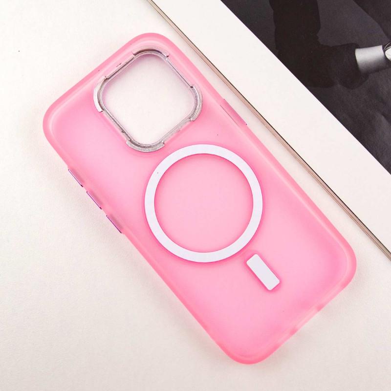 Протиударний Чохол TPU+PC Lily with MagSafe для Apple iPhone 12 Pro Max (6.7") Light Pink - фото 4