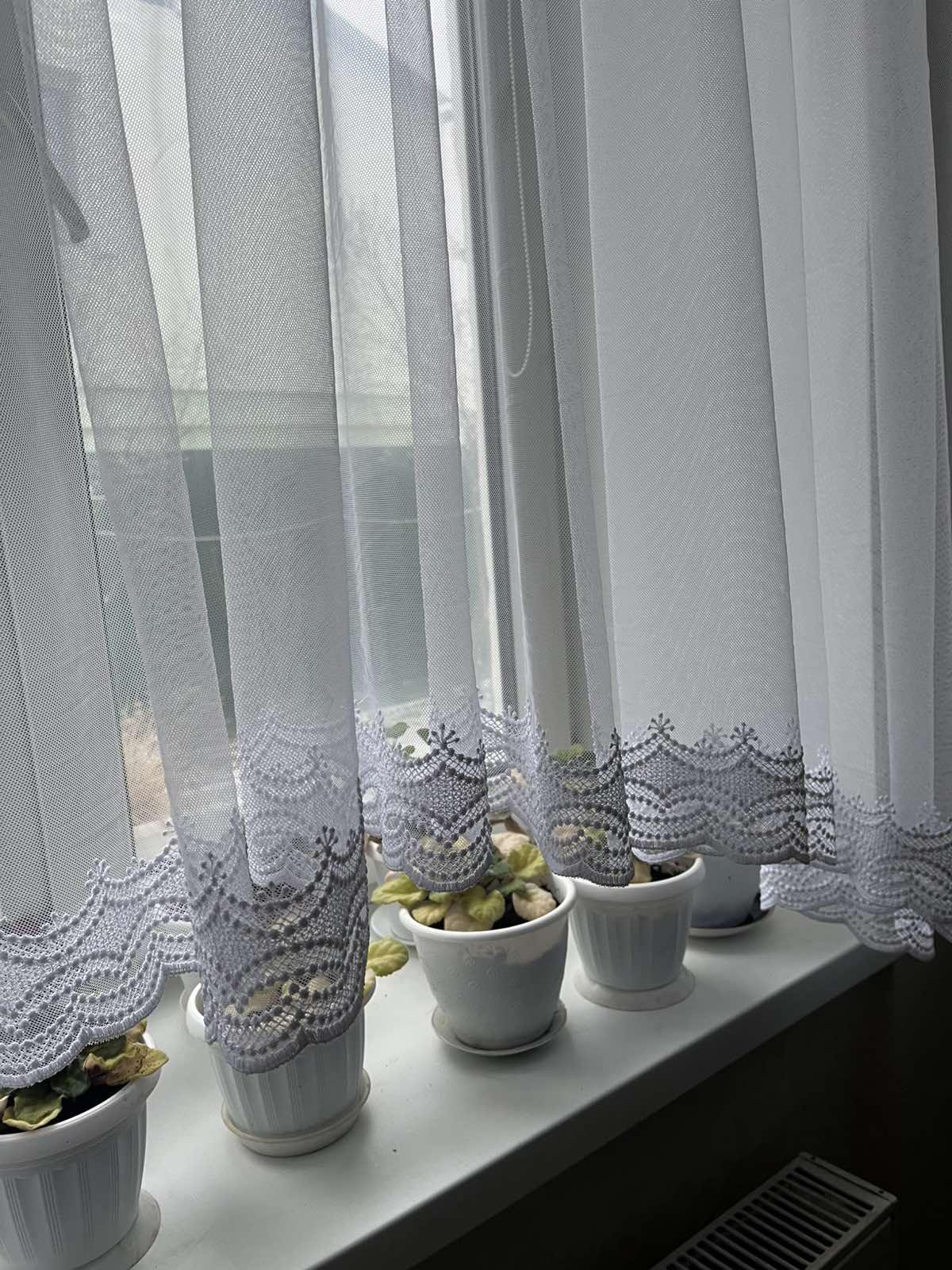 Тюль аркою грек сітка з купоном 5х1, 65 м Білий - фото 5