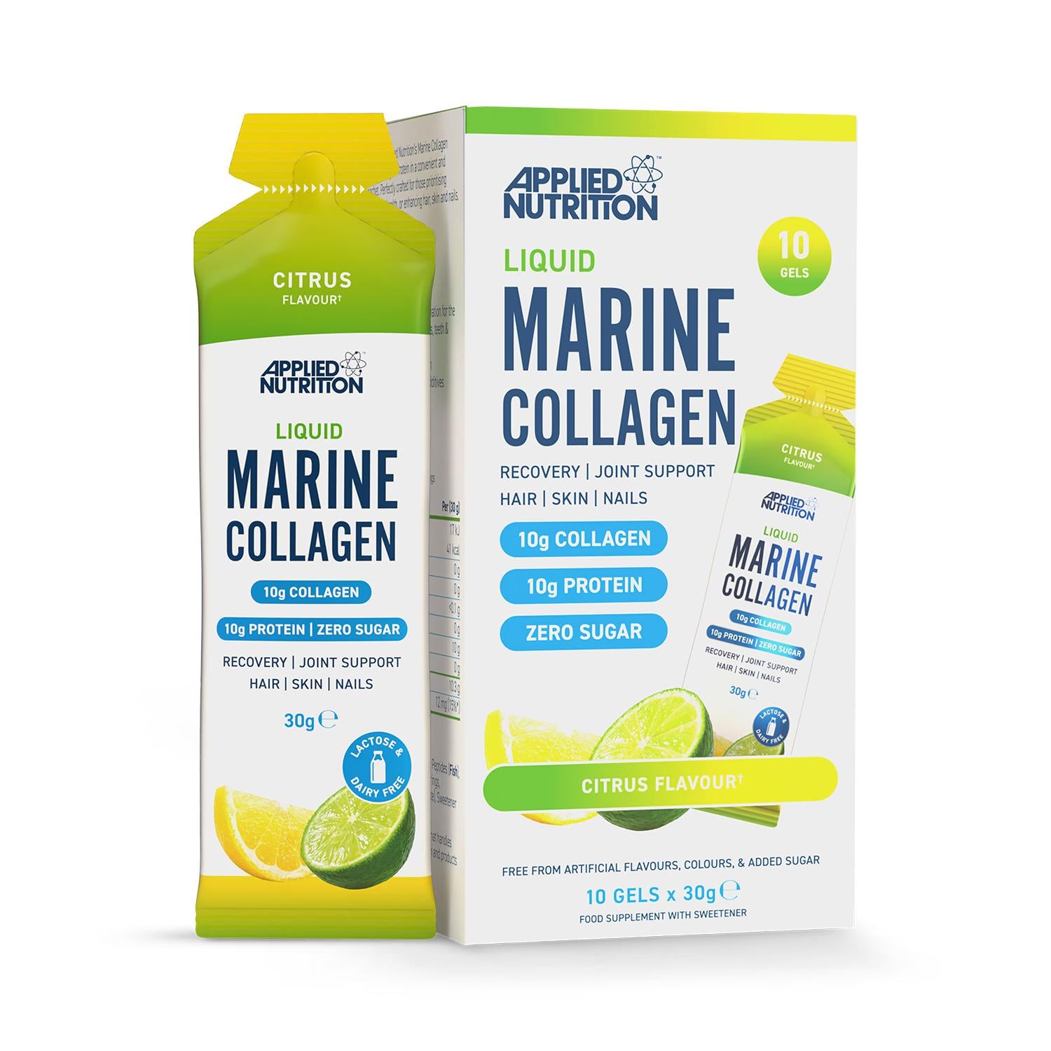 Морской коллаген Applied Nutrition Liquid Marine Collagen 10х30 г Citrus Морской коллаген Applied Nutrition Liquid Marine Collagen 10х30 г Citrus
