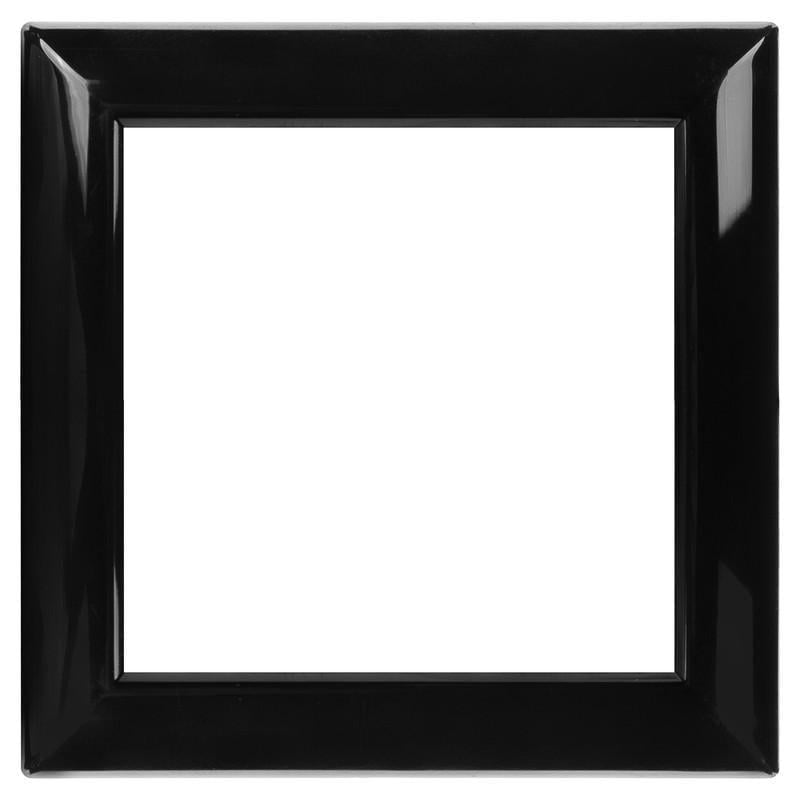 Рамка и суппорт 1-постовая ДКС Avanti 63,5х63,5х7 мм с каркасом для In-Liner Front/Aero Черный (4402912)