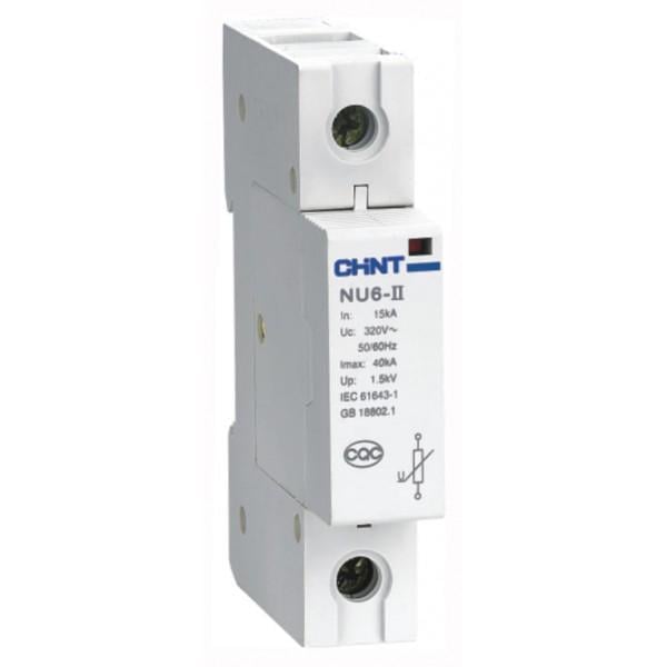Ограничитель перенапряжения CHINT NU6-II 1Р 40кА 385В (213415)