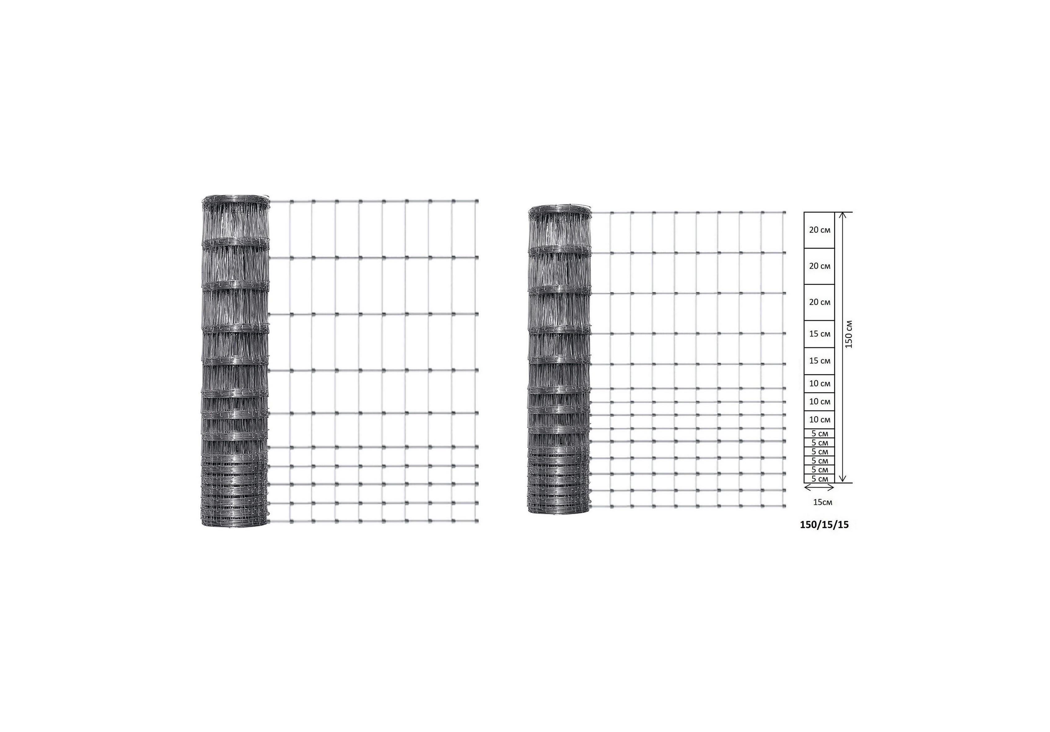 Сітка-рабиця шарнірна оцинкована 1,5x50 м (10176251) - фото 2