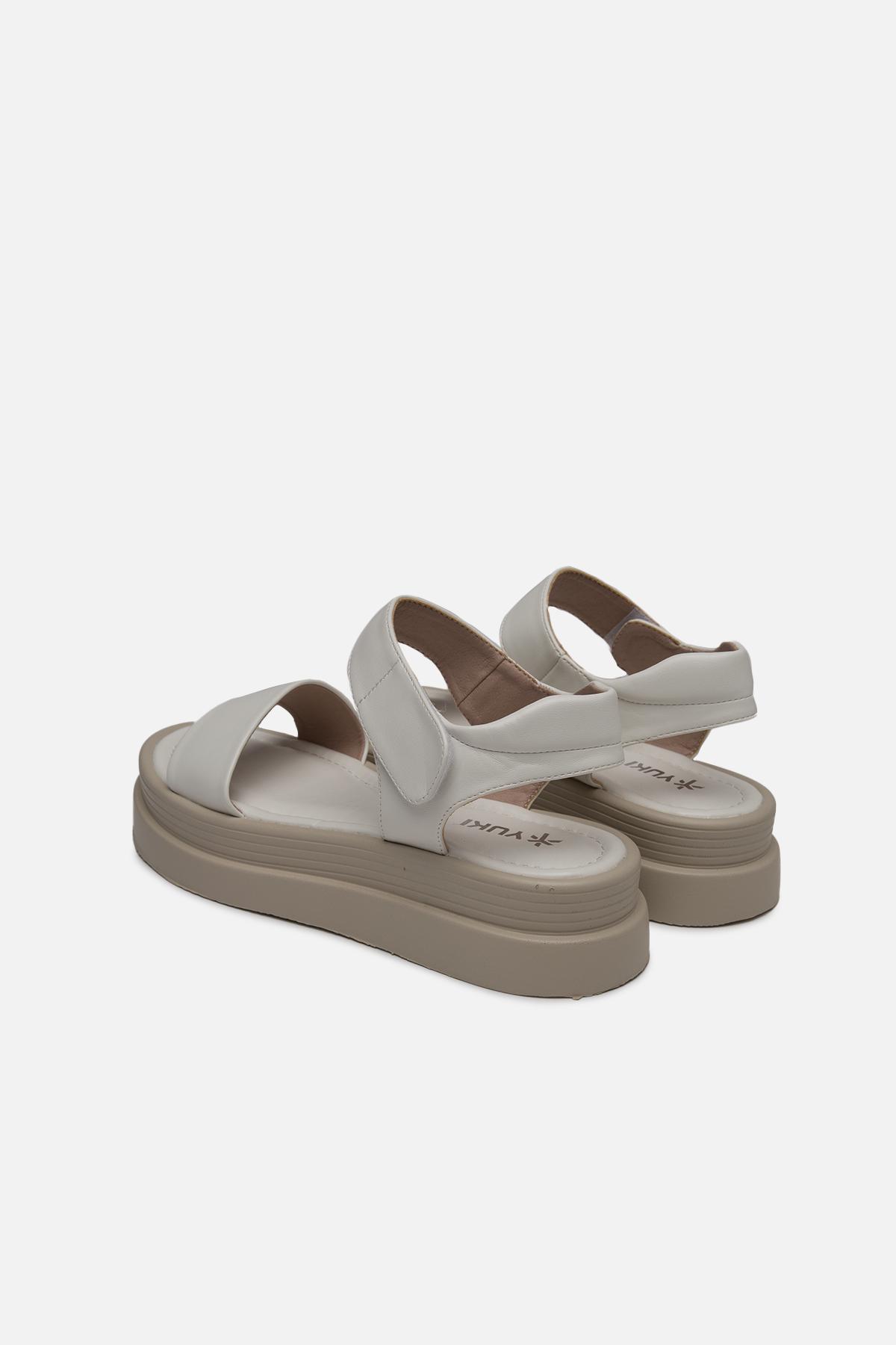 Босоніжки на платформі р. 40 Білий (SKT000954867) - фото 4