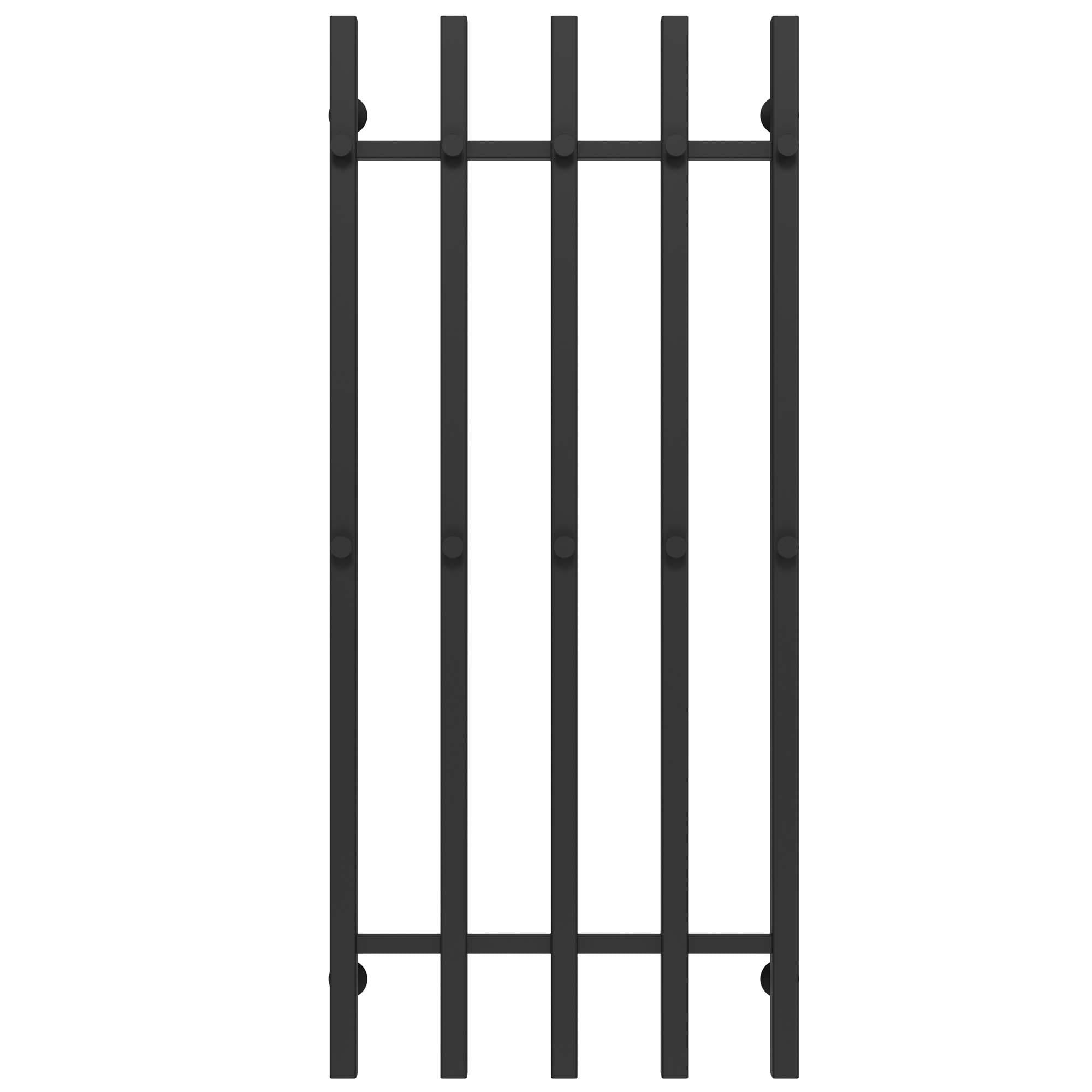 Рушникосушарка водяна Deffi Split П5 бокове ліве підключення нержавіюча сталь 500x1200 мм Чорний (A.SP.120.50.5.B.B)