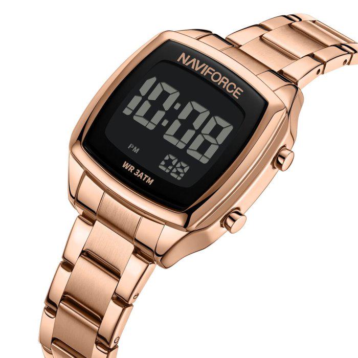 Часы наручные женские Naviforce Steel Rose Gold (1737) - фото 2