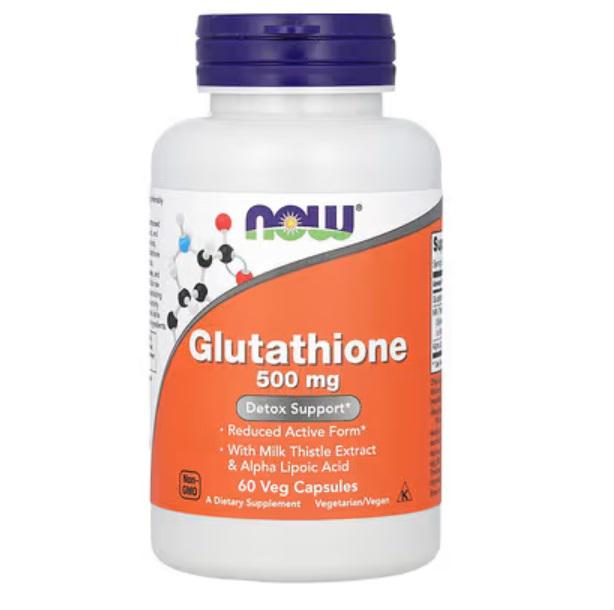 Глутатион NOW GLUTATHIONE 500mg 60 капс. (НФ-00002476)
